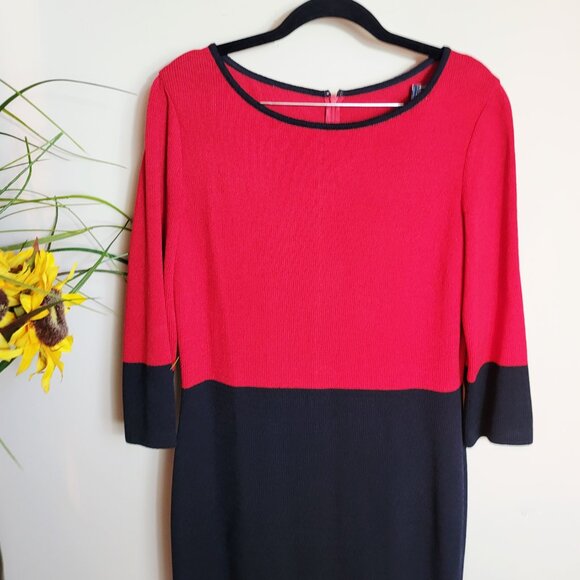 Vintage St. John colorblock dress - Picture 5 of 7